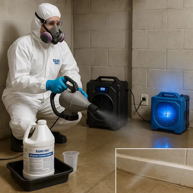 Sanitization and Odor Removal process in Laurel Hill, NC