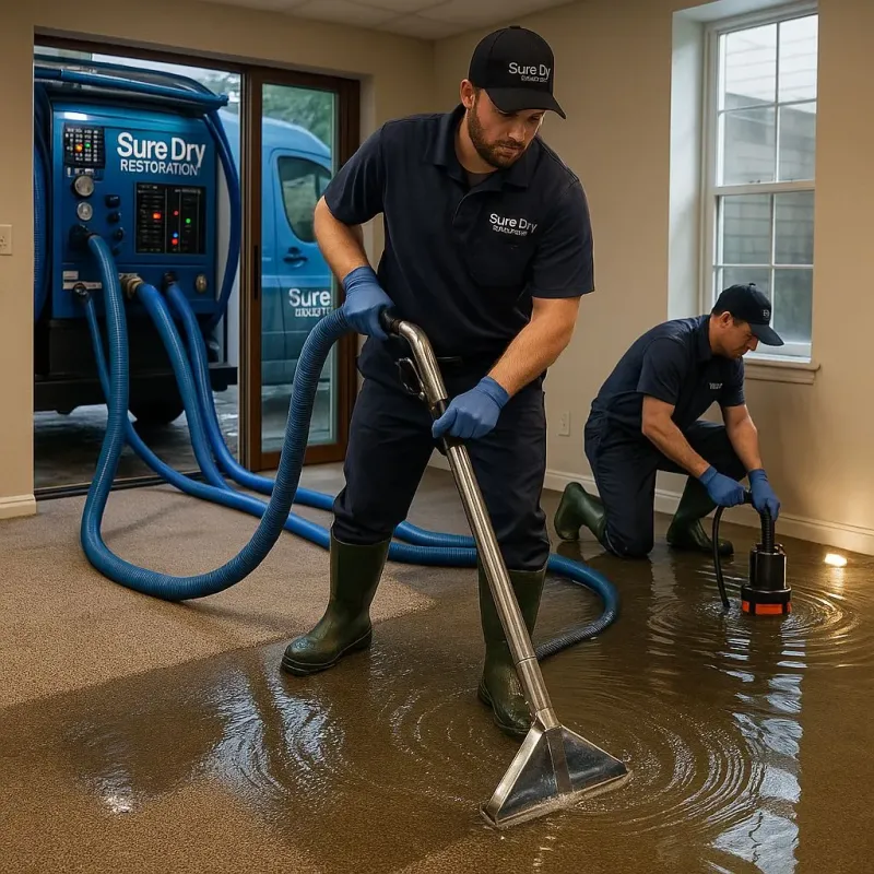 Water Extraction and Removal process in Laurel Hill, NC